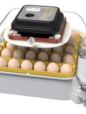 MATICOOPX Digital Incubator Built-In Candler, Auto Turner, Humidity, 30 Egg